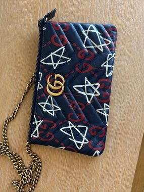 Gucci Ghost Star Mini GG Marmont Crossbody Perfect Condition